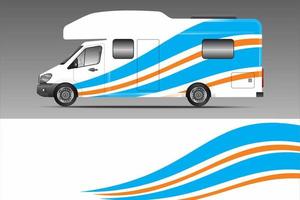 wit achtergrond ontwerp voor camping auto kleurstelling inpakken en meer vector