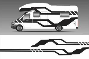 wit achtergrond ontwerp voor camping auto kleurstelling inpakken en meer vector