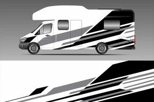 wit achtergrond ontwerp voor camping auto kleurstelling inpakken en meer vector