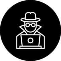 hacker vector pictogram