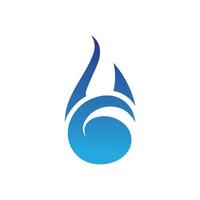 waterdruppel logo sjabloon vector