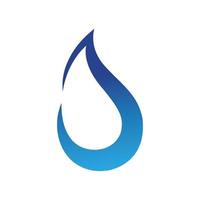 waterdruppel logo sjabloon vector