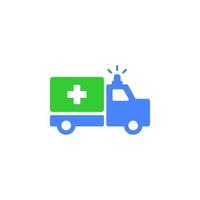 ambulance icoon vector. ambulance icoon vector illustratie