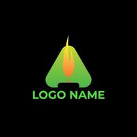 een eerste aromatherapie logo ontwerp pro vector