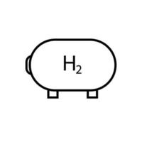 gemakkelijk waterstof logo illustratie ontwerp vector