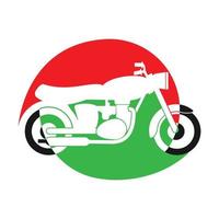 wijnoogst motor icoon vector illustratie ontwerp