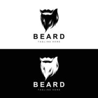 baard logo, vector kapperszaak, ontwerp voor mannetje uiterlijk, kapper, haar, mode