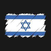 Israël vlag borstel vector