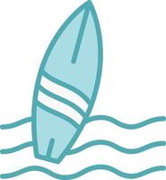 surfplank vector pictogram