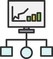 stroomdiagram vector pictogram