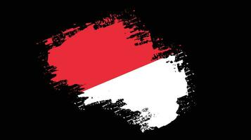 Indonesië grungy vlag vector