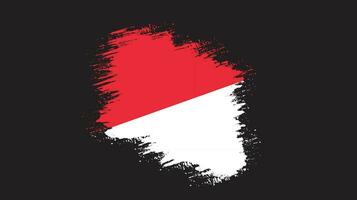 bekladden borstel beroerte Indonesië vlag vector
