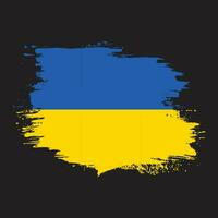 nieuw wijnoogst Oekraïne grunge vlag vector