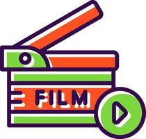 filmen vector icoon ontwerp