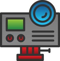 actie camera vector icoon ontwerp