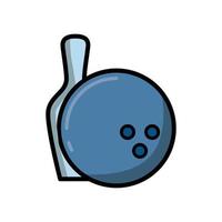 bowlingbal icoon vector