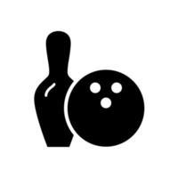 bowlingbal icoon vector