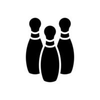 bowling pin icoon vector