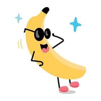 trendy bananenconcepten vector