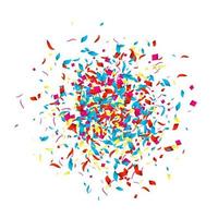 vakantie confetti achtergrond voor vakantie, partij, evenementen, vector illustartion