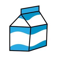 melk doos vectorillustratie vector