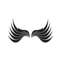 vogel vleugels logo vector sjabloon