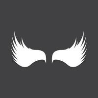 vogel vleugels logo vector sjabloon