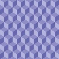 naadloos 3d kubus vorm patroon achtergrond. kleur Purper heel per. ontwerp structuur elementen voor banier, sjabloon, kaart, omslag, poster, achtergrond, tegel, muur. vector illustratie.