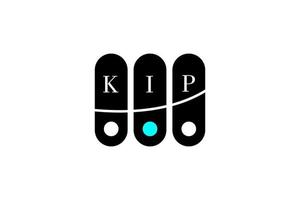 kip brief en alfabet logo ontwerp vector