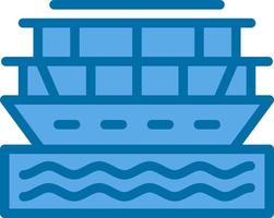 draagvleugelboot vector icoon ontwerp