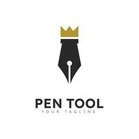 pen logo gereedschap helling kleurrijk stijl vector