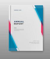 bedrijf boek Hoes jaar- verslag doen van sjabloon ontwerp vector