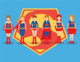 superwoman vector set