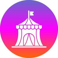 circus tent vector icoon ontwerp