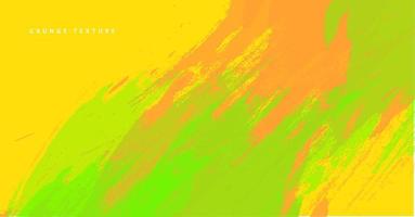 abstract penseel groen en geel kleur achtergrond vector