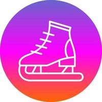 ijs het schaatsen vector icoon ontwerp