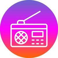 radio vector icoon ontwerp