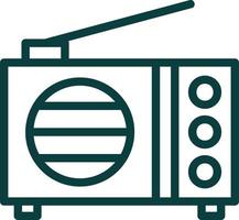 radio vector icoon ontwerp