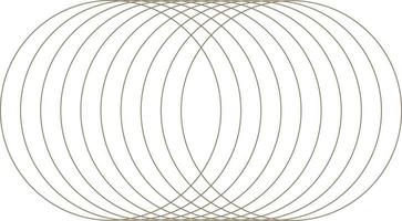 monoline cirkel illustratie vector