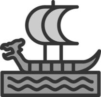 viking schip vector icoon ontwerp