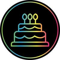 verjaardag taart vector icoon ontwerp