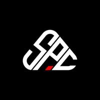spc brief logo creatief ontwerp met vector grafisch, spc gemakkelijk en modern logo.
