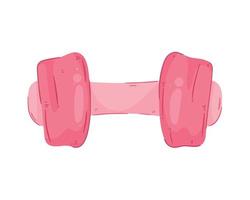 roze halter Sportschool uitrusting vector