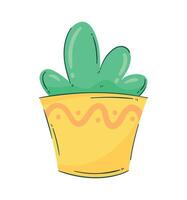 kamerplant in pot vector