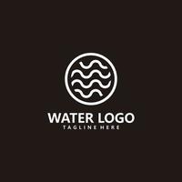 water logo icoon vector geïsoleerd