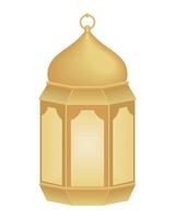 gouden Arabische lamp vector