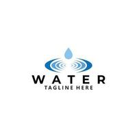 water logo icoon vector geïsoleerd