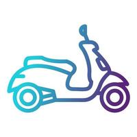 scooter icoon, geschikt voor een breed reeks van digitaal creatief projecten. gelukkig creëren. vector