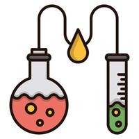 chemisch analyse icoon, geschikt voor een breed reeks van digitaal creatief projecten. gelukkig creëren. vector