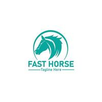 paard vector logo sjabloon